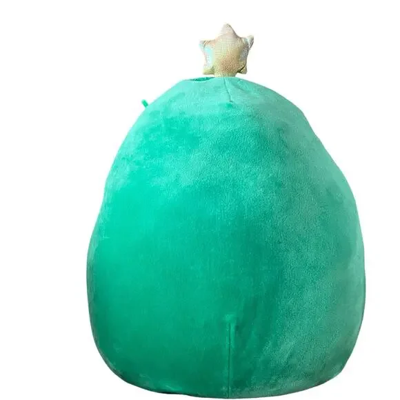 SQUISHMALLOWS 2023 LEAMA The Christmas Tree Plush 12" Green Gold Star No Tags - Picture 4 of 6